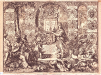 J18-01 Caartboeck van Voorne , titelpagina, 1701